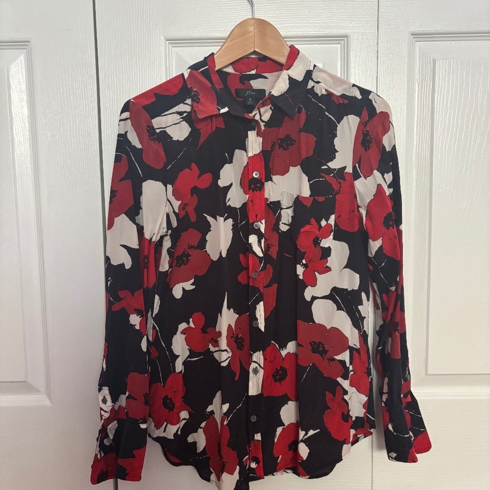 J Crew classic-fit button-down shirt